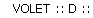 Description sp�cifique du VOLET :: D :: 