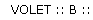 Description sp�cifique du VOLET :: B :: 