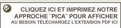 Imprimer l'approche PICA