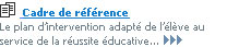 Cadre de r�f�rence pour l'�tablissement des plans d'intervention 