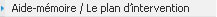 Aide m�moire et le plan d'intervention adapt� 